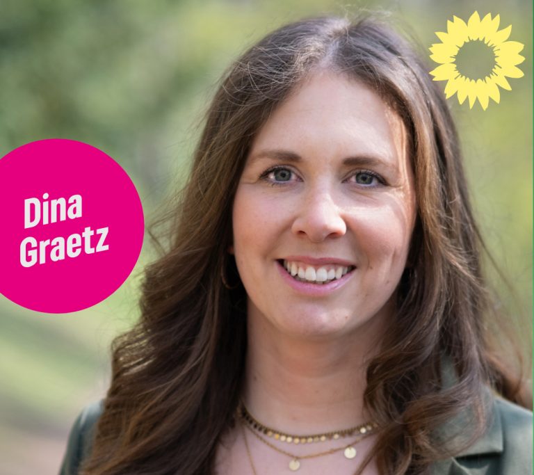 Dina Graetz – unsere Bürgermeisterkandidatin für ein starkes, grünes Stolberg!